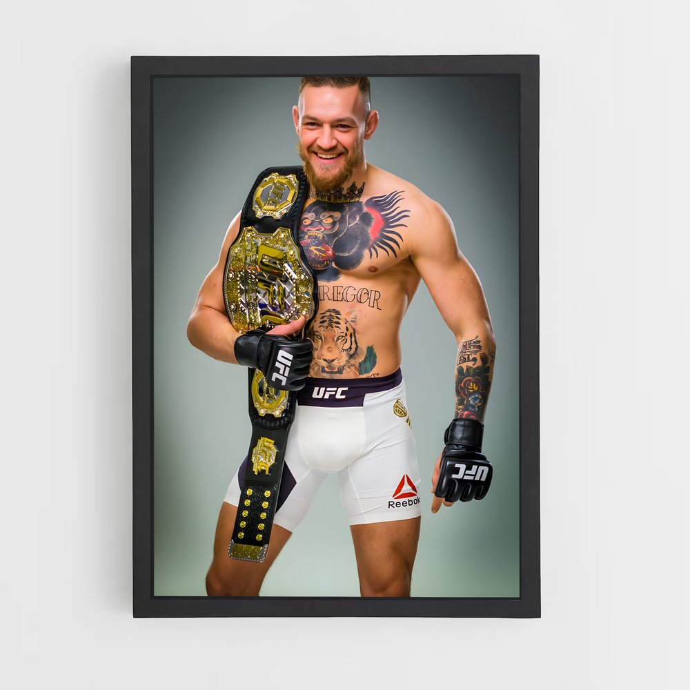 Poster Champion des Arts Martiaux – affiche MMA (vue 2)